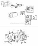 Part Location Diagram of 795038 Briggs and Stratton Deflector-Muffler